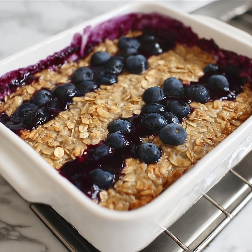 Blueberry Baked Oats Recipe - Recipe Image
