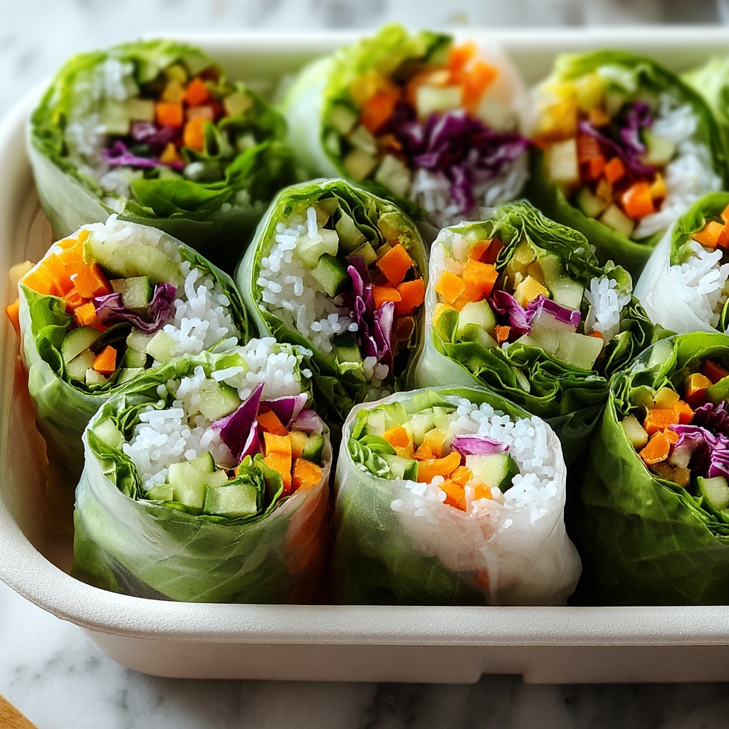 Fresh Spring Rolls with Dipping Peanut Sauce Recipe - Recipe Image