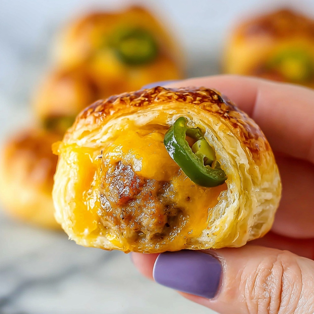 Jalapeno Popper Pigs in a Blanket Recipe - Recipe Image