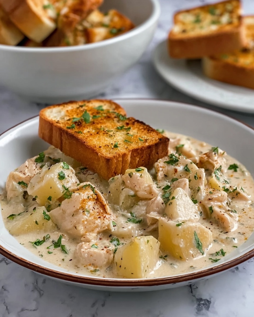 Garlic Parmesan Crockpot Chicken and Potatoes Recipe - Recipe Image