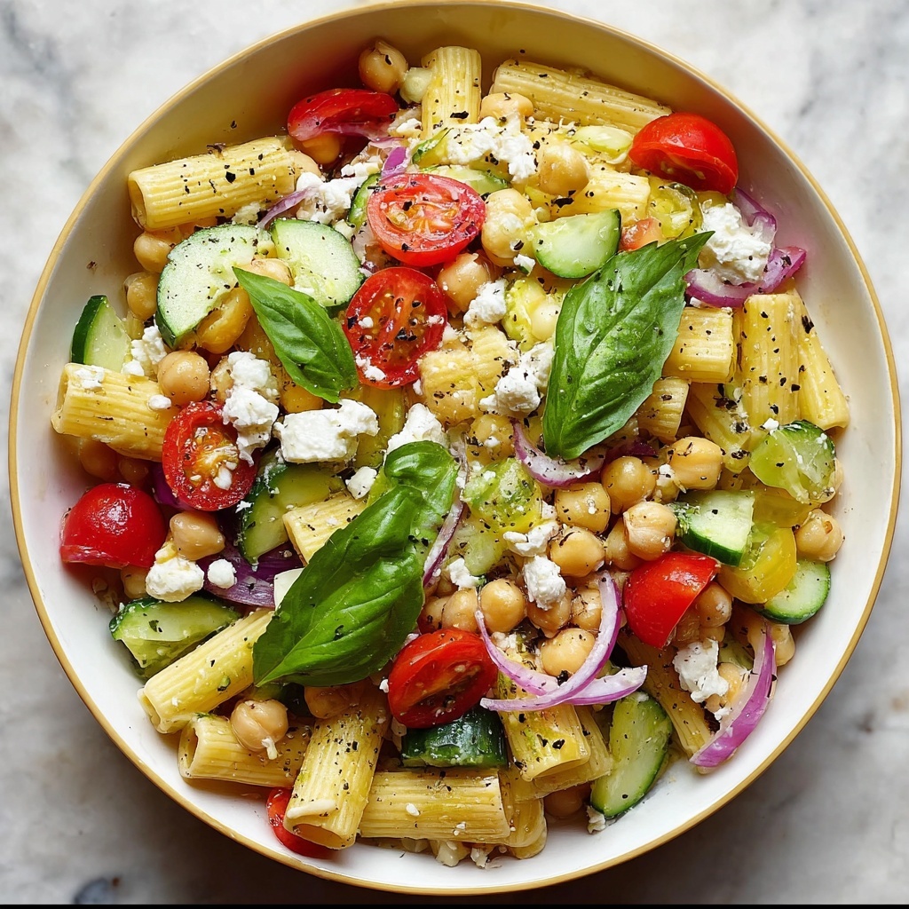 High Protein Pasta Salad Recipe - Recipe Image