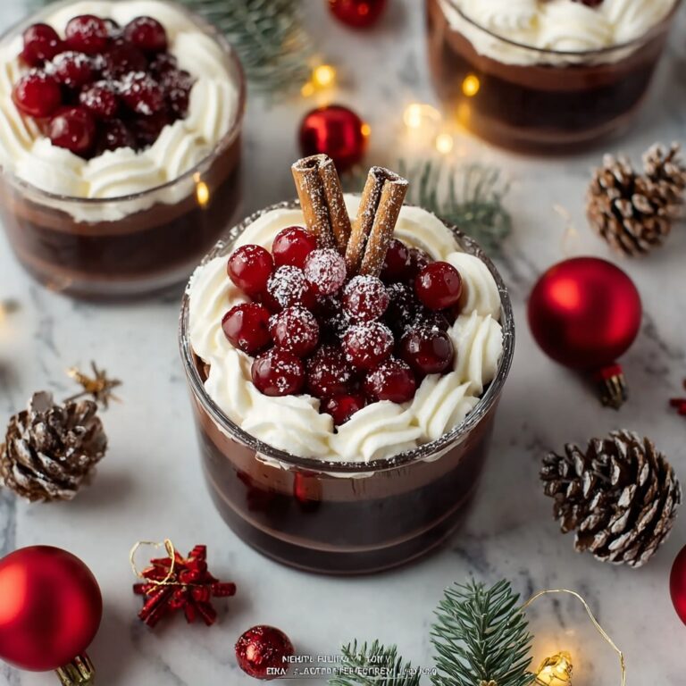 Mini Christmas Trifles with Pound Cake, Berries, and Vanilla Pudding Recipe