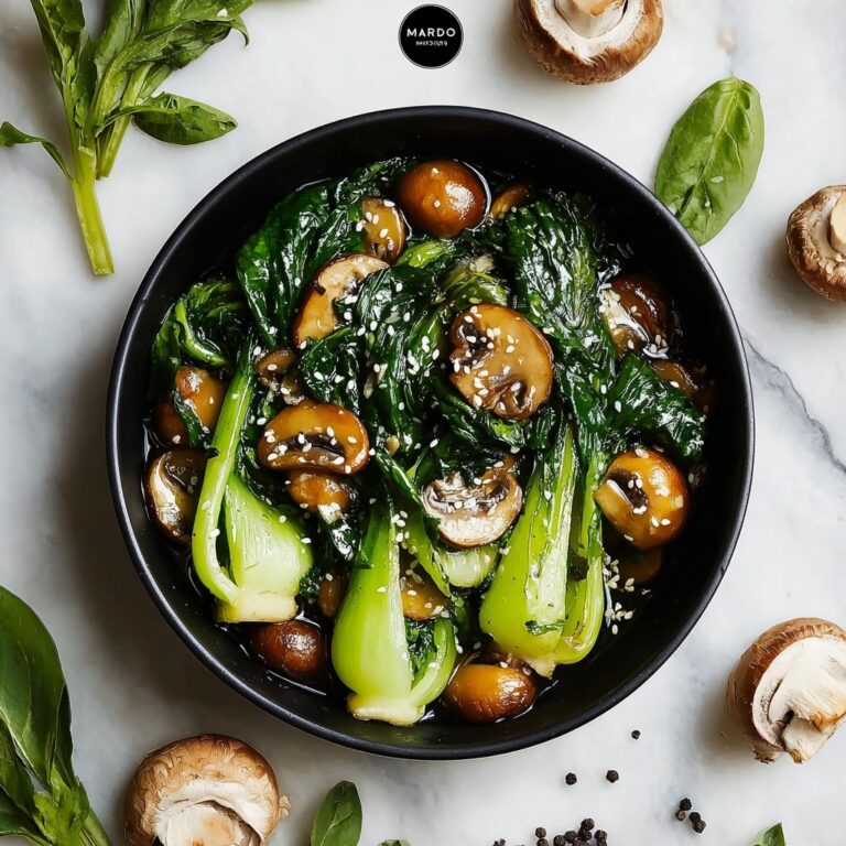 Bok Choy and Mushroom Stir Fry Recipe