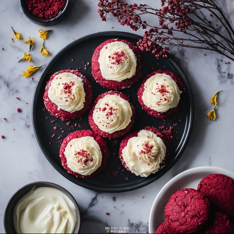 Red Velvet Cookies with Cream Cheese Frosting Recipe