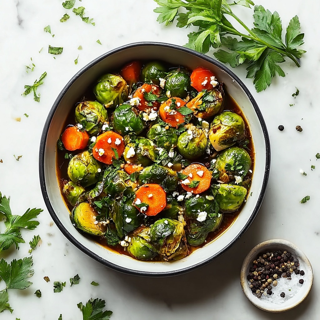 Honey Balsamic Roasted Brussels Sprouts Recipe - Recipe Image