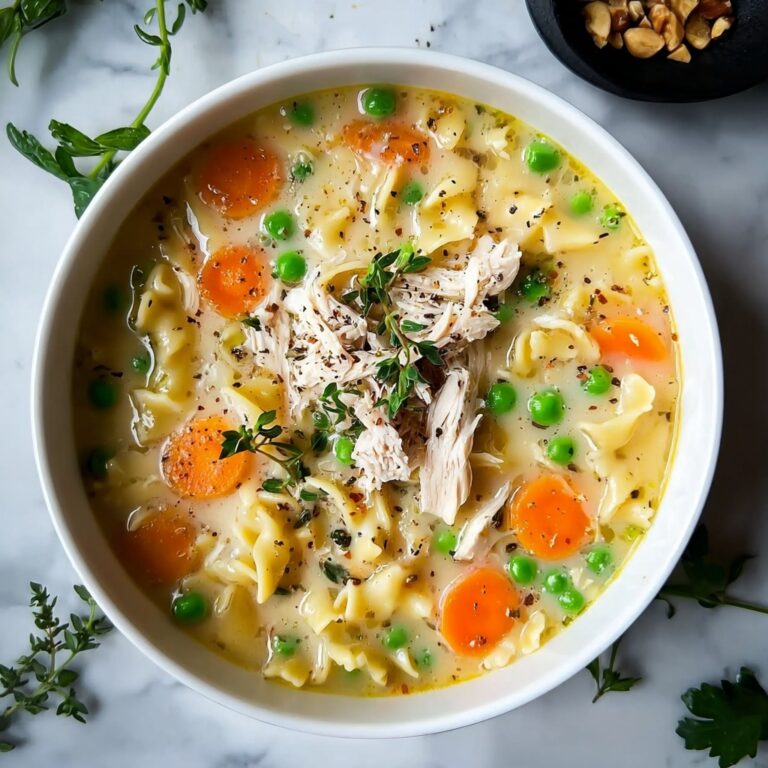 Creamy Chicken Pasta Soup Recipe