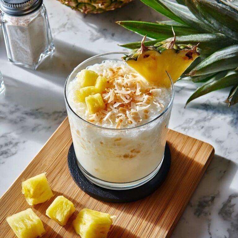 Coconut Pineapple Rum Cocktail Recipe