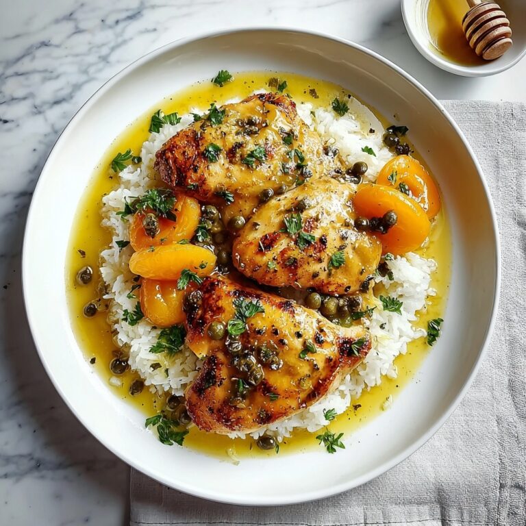 Honig Senf Hähnchen mit Reis Recipe