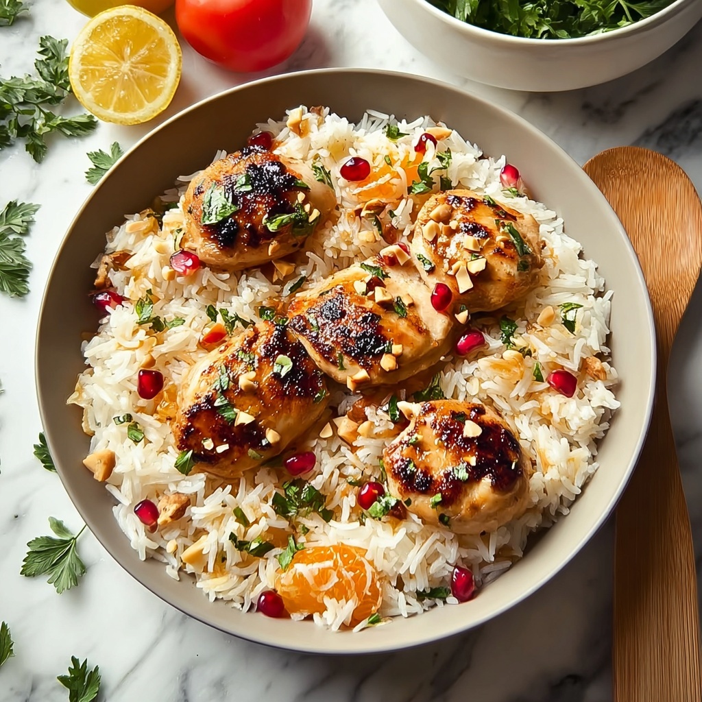 One Pot Sticky Coconut Rice & Chicken Recipe - Recipe Image