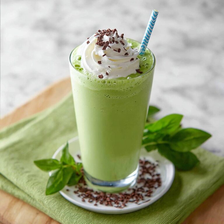Healthy Shamrock Shake Recipe