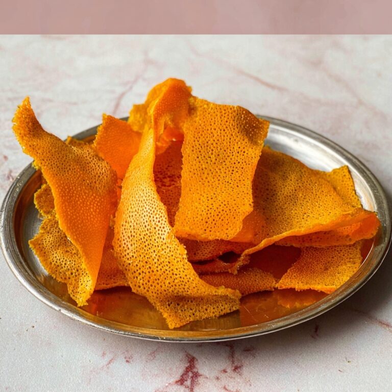 Drying Orange Peels Recipe