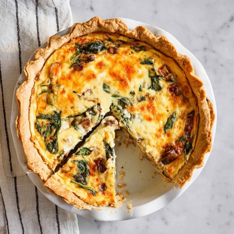 Sausage Breakfast Quiche Recipe