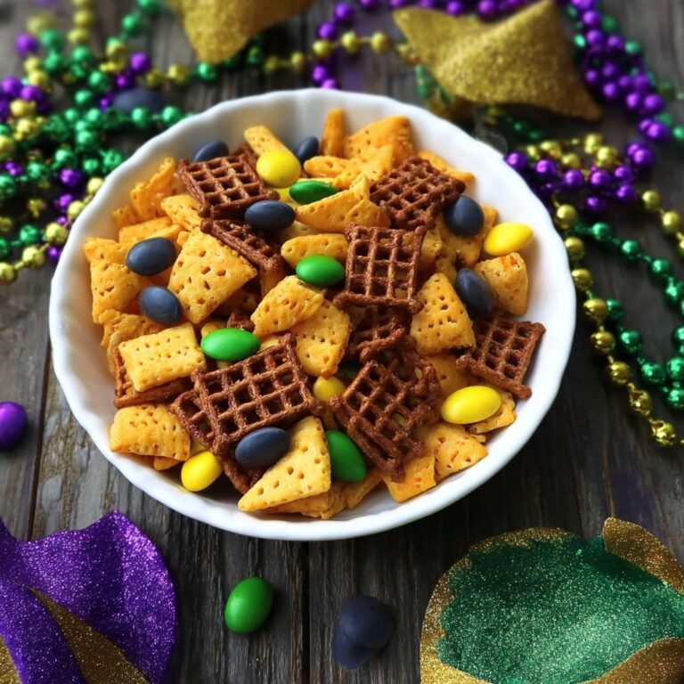 Mardi Gras Snack Mix – A Quick and Easy Appetizer Recipe