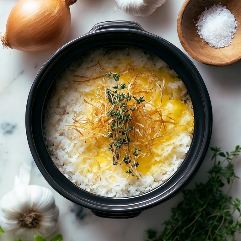 Golden Onion Butter Rice Recipe