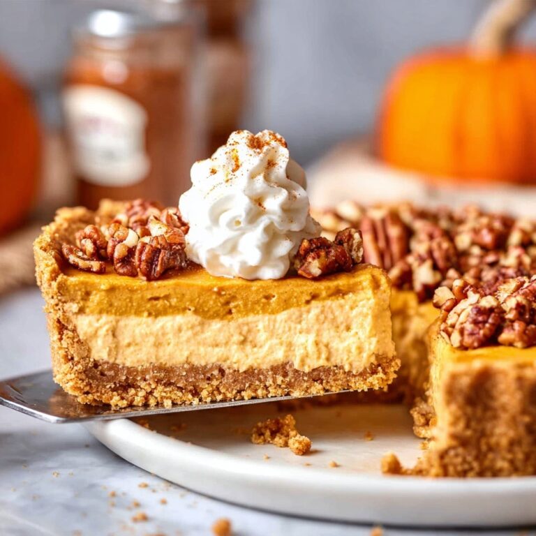 Easy Pumpkin Cheesecake Recipe (No Bake) Recipe