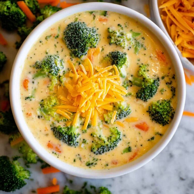 Easy Broccoli Cheese Soup Recipe