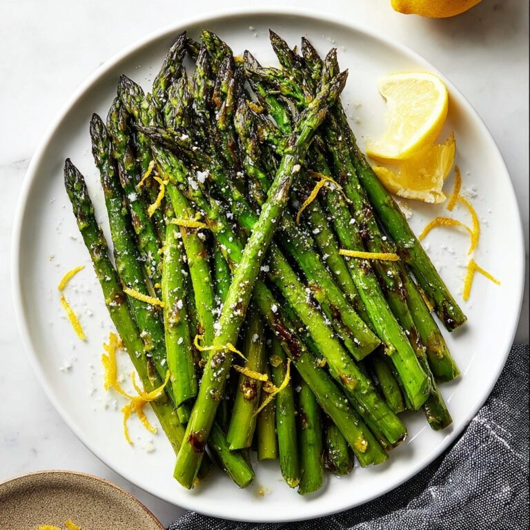Oven-Roasted Asparagus with Lemon, Parmesan, and Flaky Salt Recipe