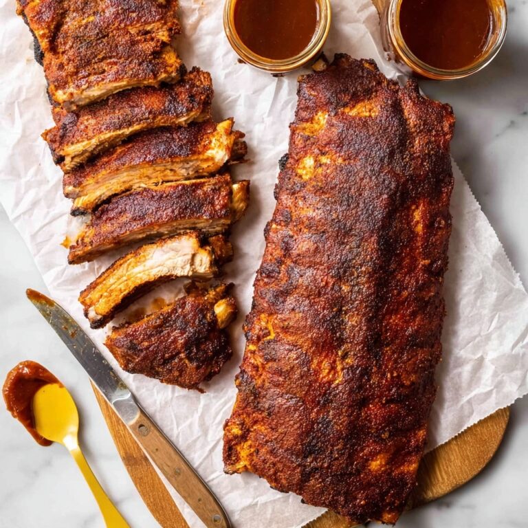 Grilled St. Louis Ribs with Homemade Barbecue Sauce Recipe
