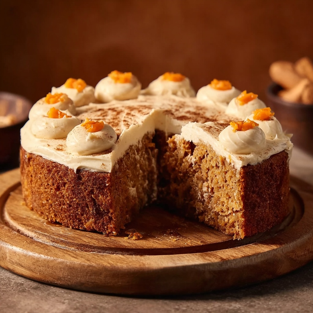 Pumpkin Spice Latte Cake with Espresso Cream Cheese Frosting Recipe - Recipe Image