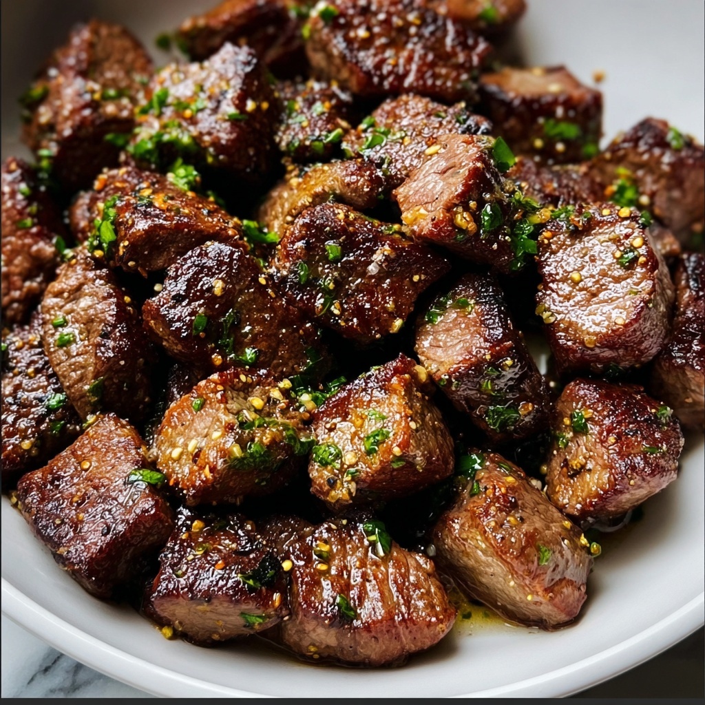 Garlic Butter Steak Bites Recipe - Recipe Image