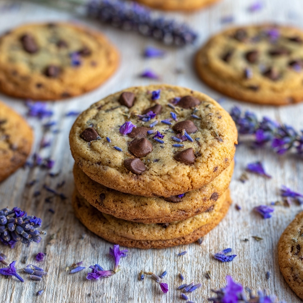 Lavender Chocolate Chip Cookies Recipe - Recipe Image