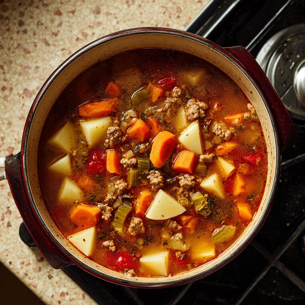 Vegetable Beef Soup Recipe - Recipe Image
