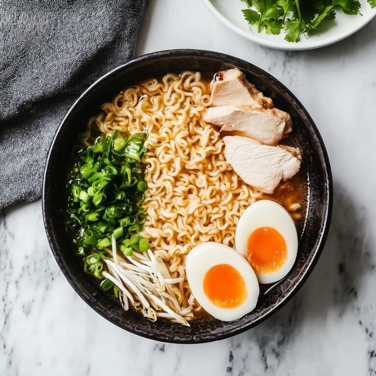 Homemade Chicken Ramen Noodle Soup Recipe