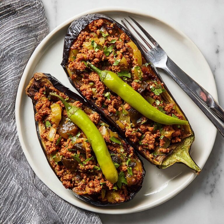 Turkish Stuffed Eggplant (Karniyarik) Recipe