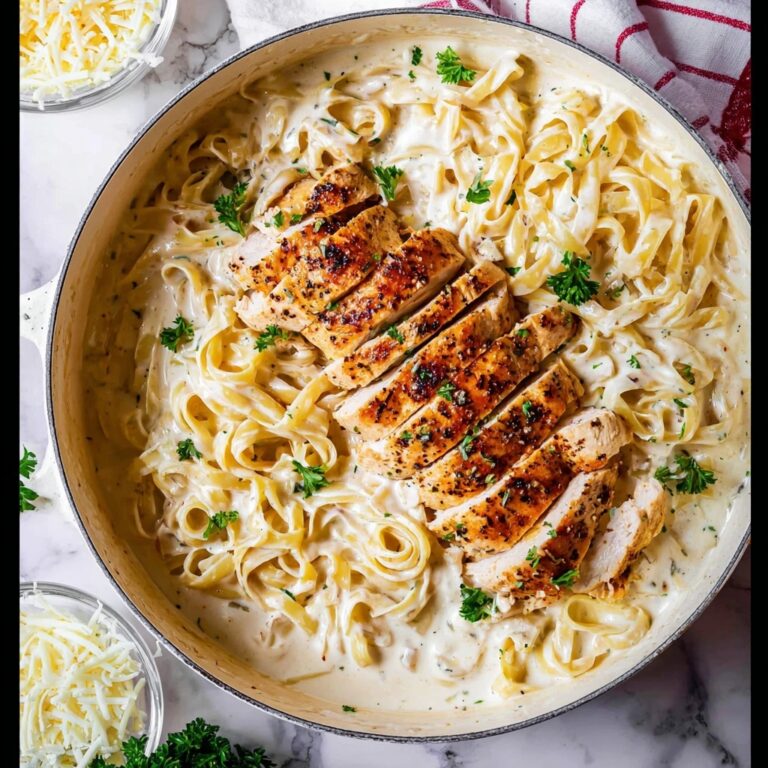 Creamy Chicken Fettuccine Alfredo Recipe