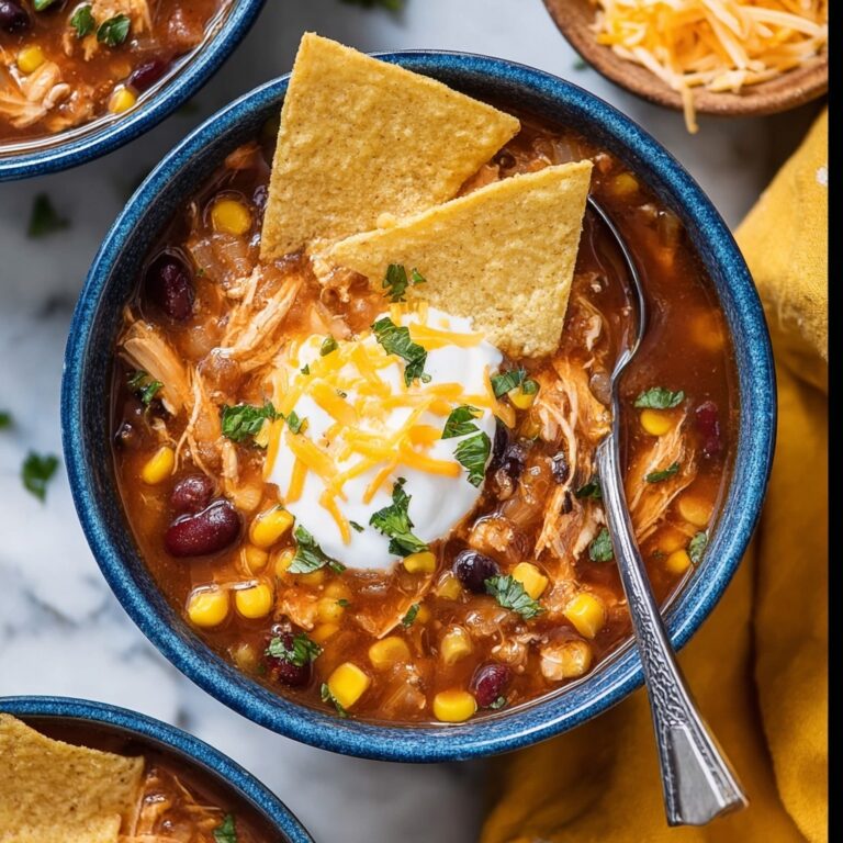 Taco Chicken Soup with Pantry Staples Recipe