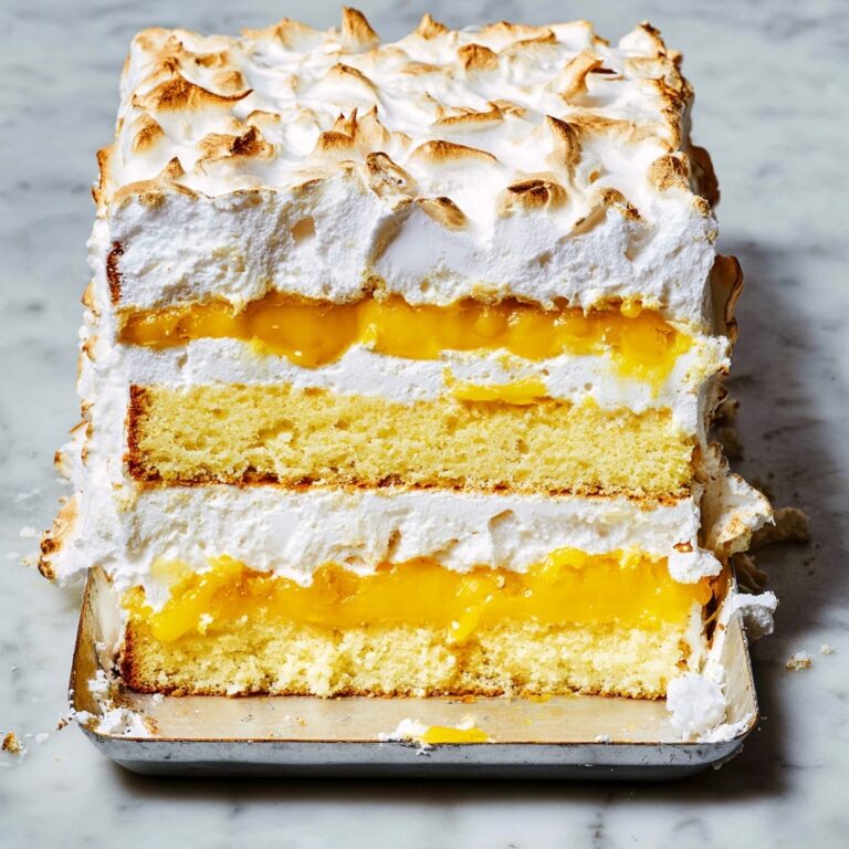 Lemon Meringue Cake Recipe