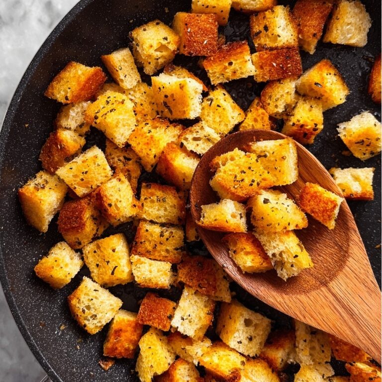Garlic Crouton Recipe – Fried Croutons Recipe