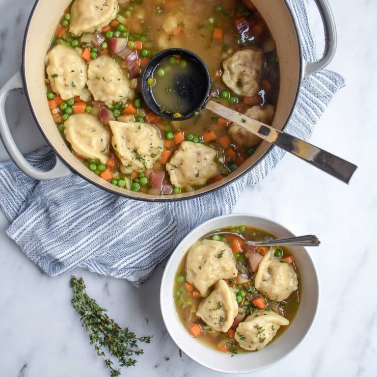 Veggie Dumpling Soup Recipe