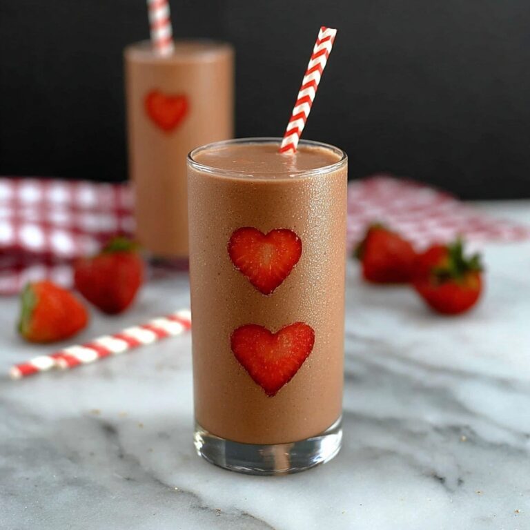 Strawberry Chocolate Sweetheart Smoothie Recipe
