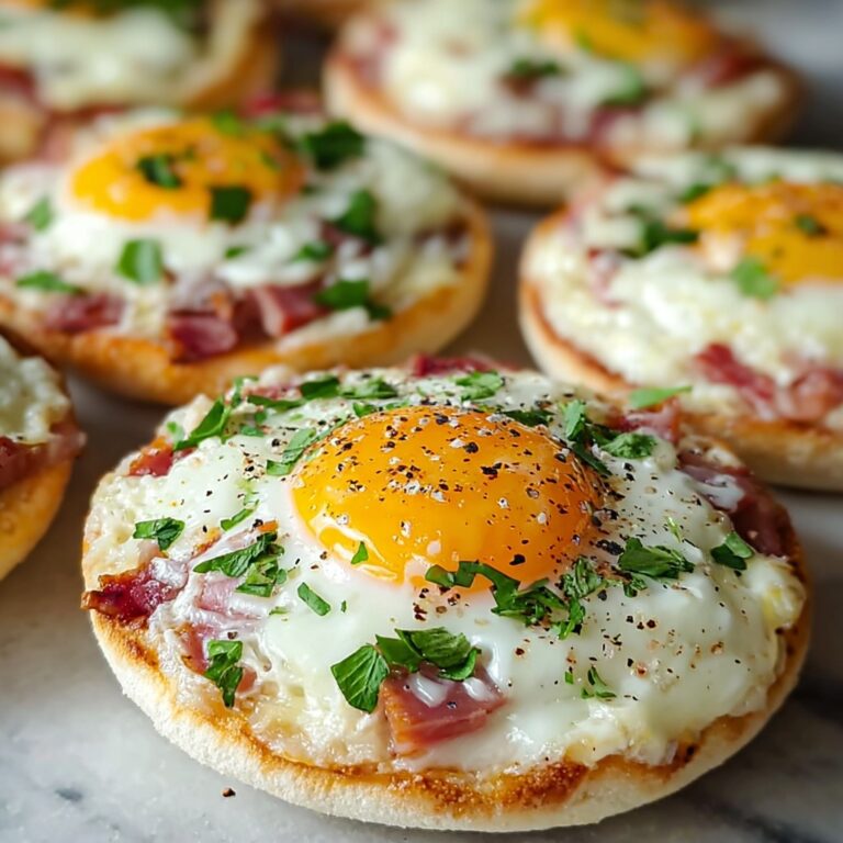 English Muffin Breakfast Pizzas Recipe