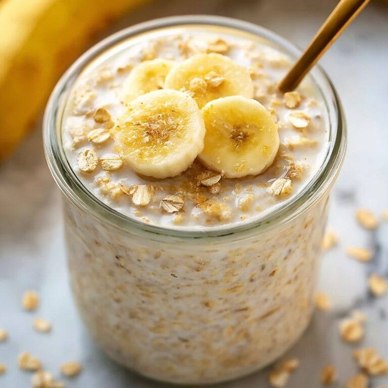 Banana Bread Overnight Oats Recipe