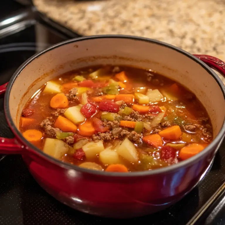 Vegetable Beef Soup Recipe