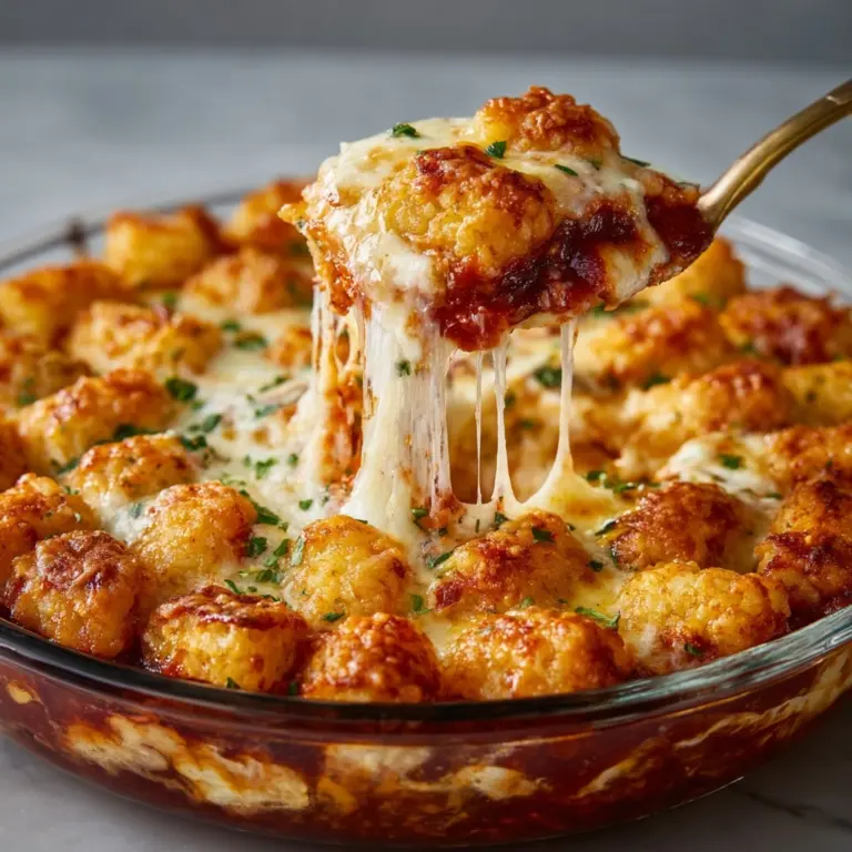 Tater Tot Pizza Casserole Recipe