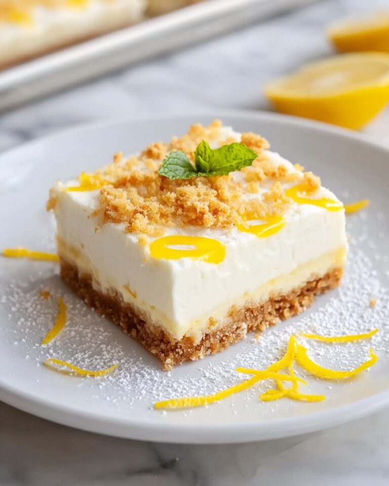 Lemon Cheesecake Bars Recipe