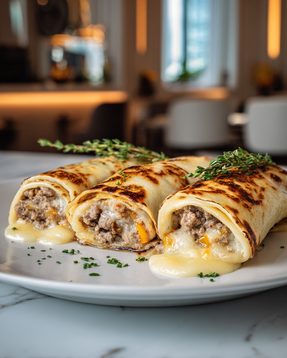 Delicious Keto Philly Cheesesteak Roll Ups Recipe - Recipe Image