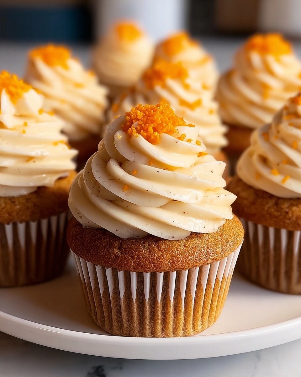 Moist Carrot Cake Muffins with Cream Cheese Frosting Recipe - Recipe Image