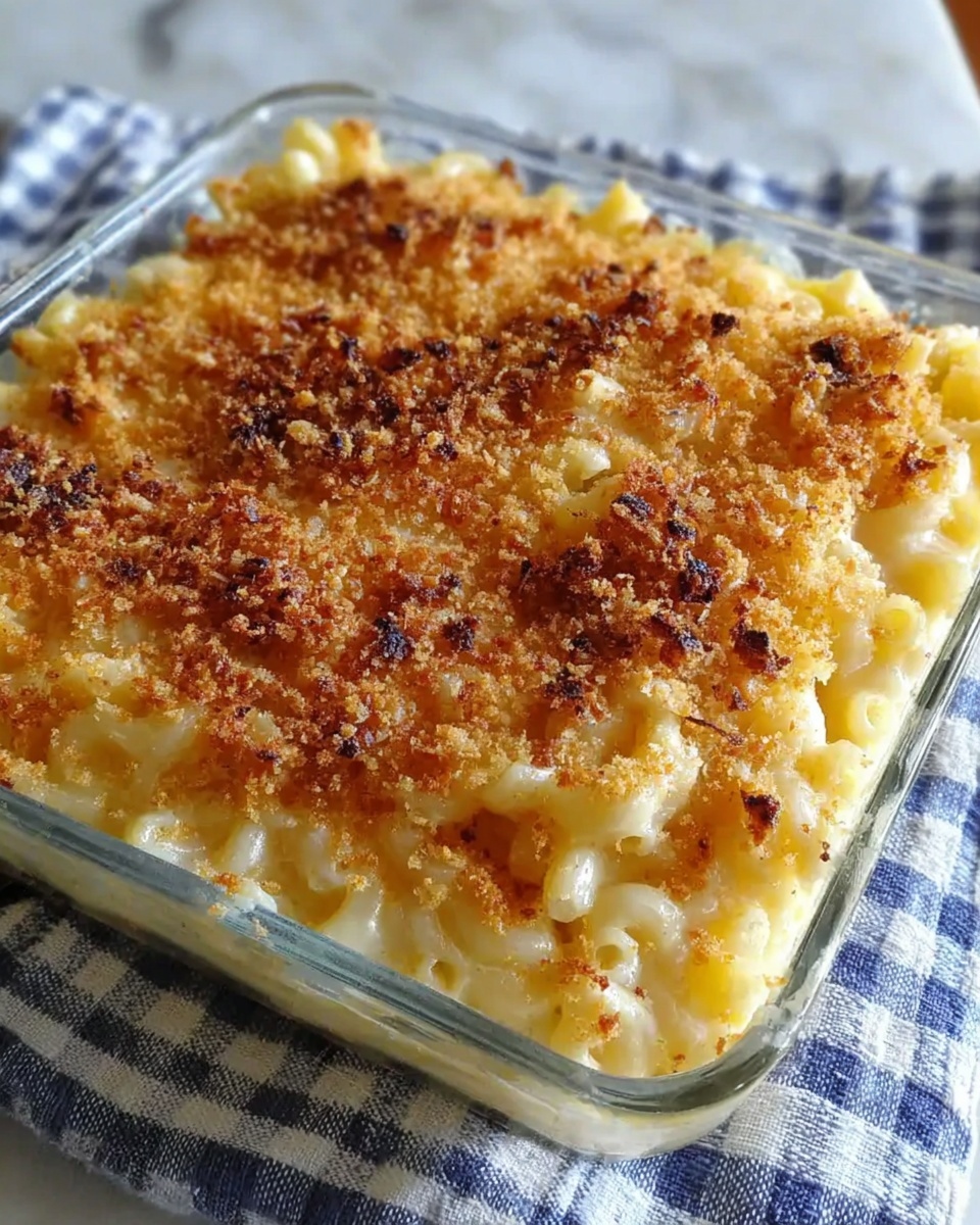 Southern Macaroni and Cheese Casserole Recipe - Recipe Image