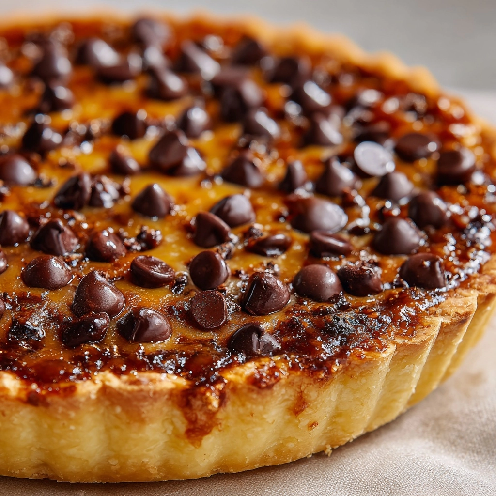 Chocolate Chip Butter Tart Pie Recipe - Recipe Image