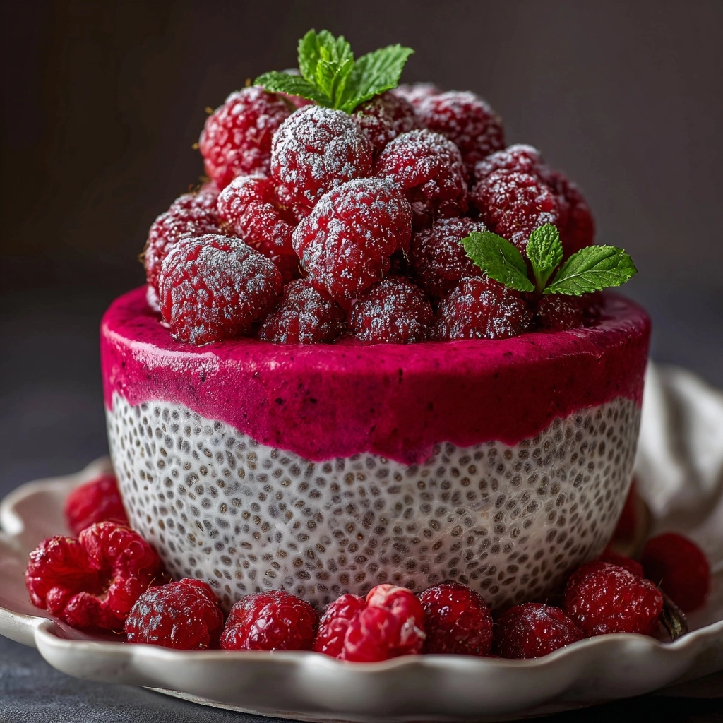 Raspberry Chia Dessert Recipe - Recipe Image
