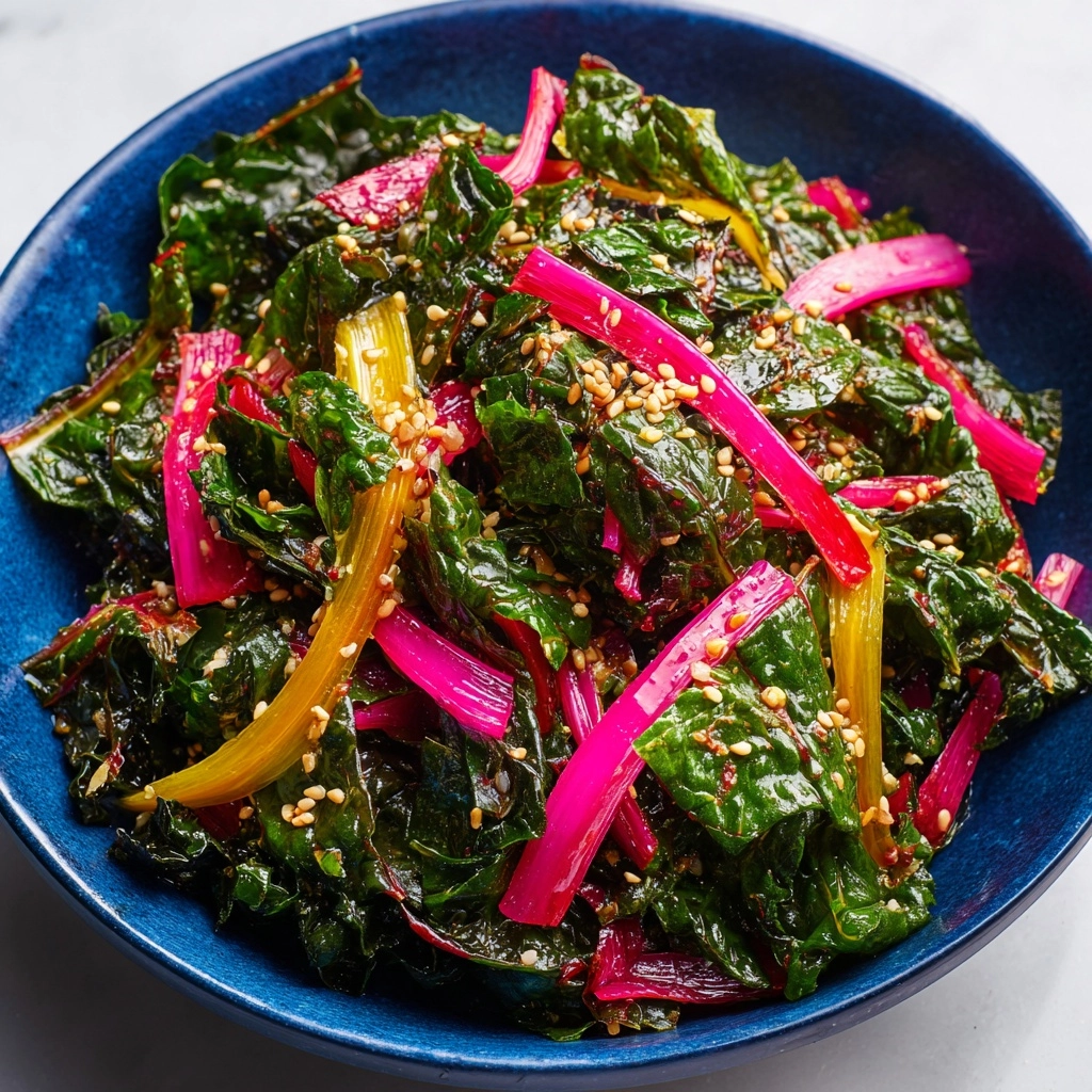 Sesame Sautéed Swiss Chard Recipe - Recipe Image