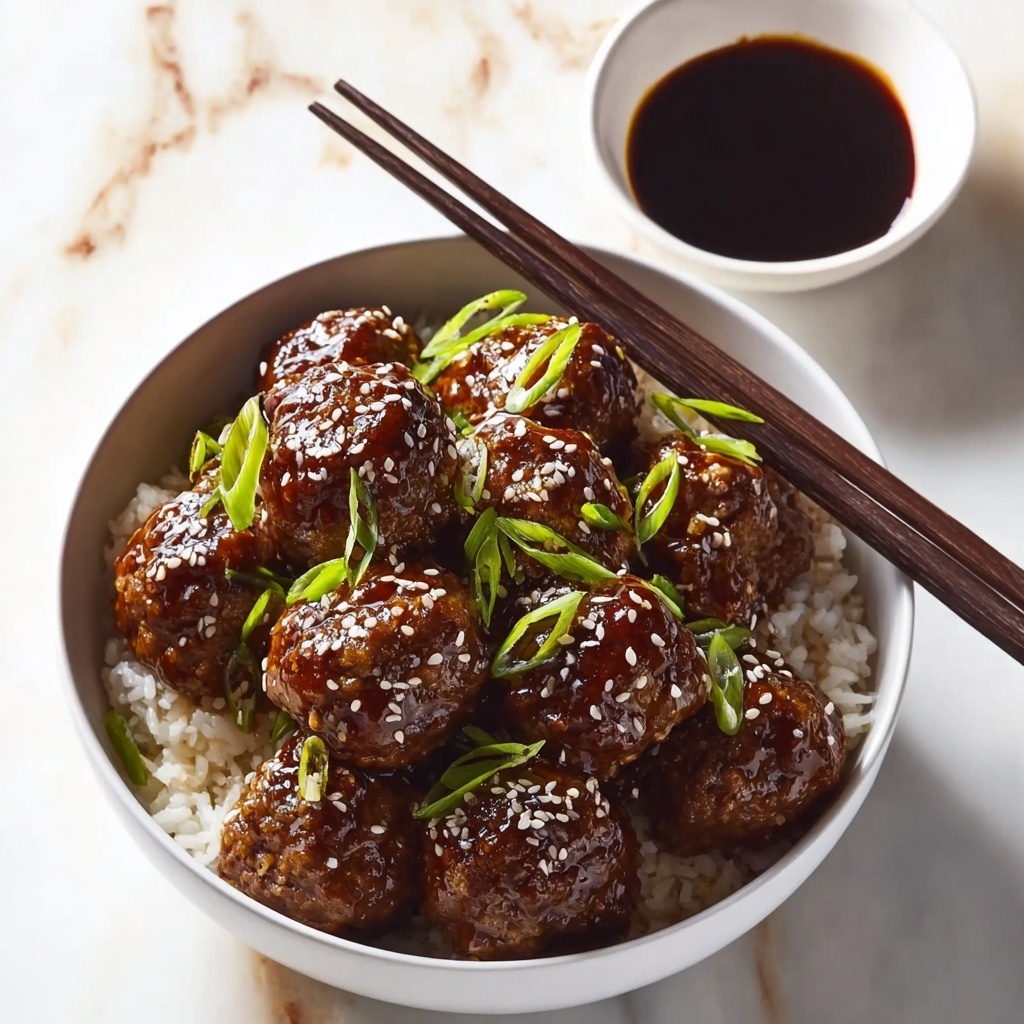 Asian Turkey Meatballs in Hoisin-Soy Sauce Recipe - Recipe Image