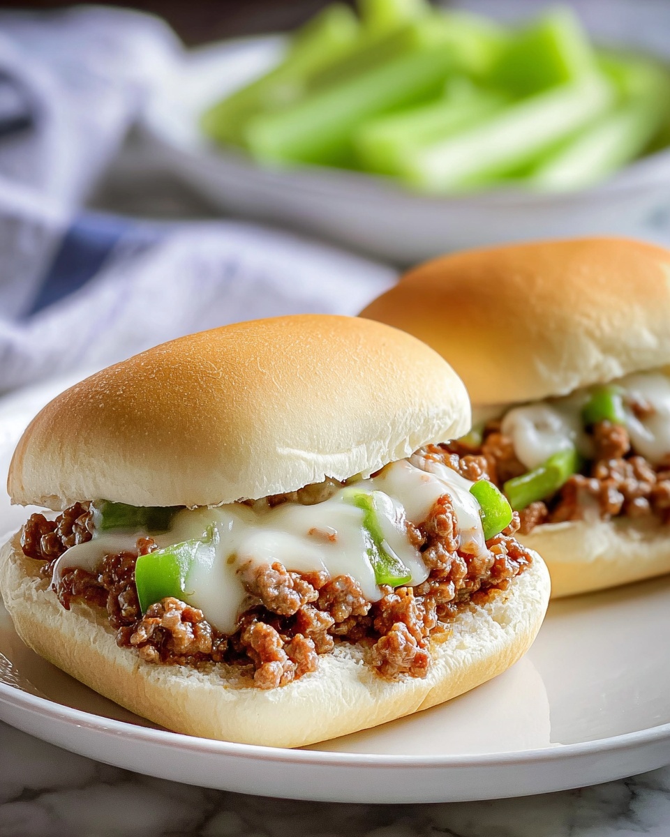 Ground Beef Philly Cheese Steak Recipe - Recipe Image
