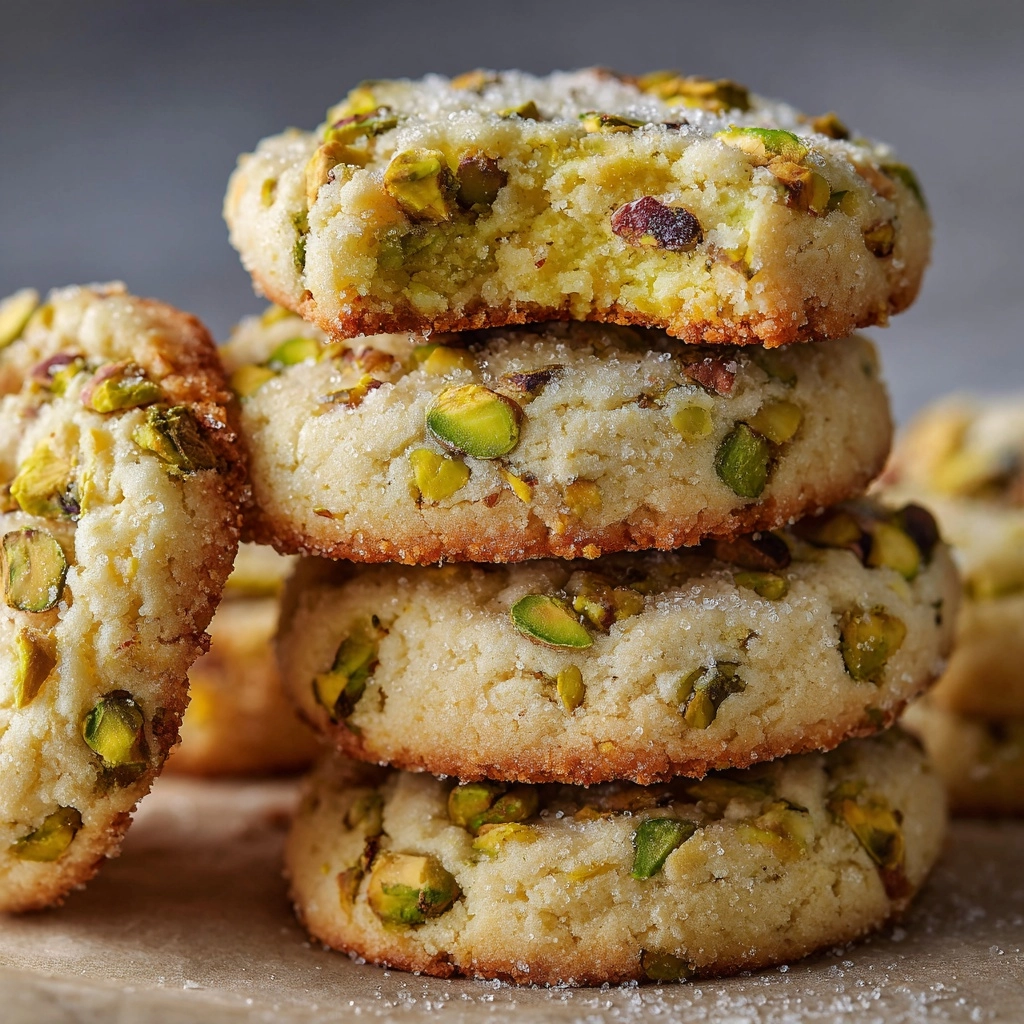 Homemade Pistachio Wedding Cookies Recipe - Recipe Image