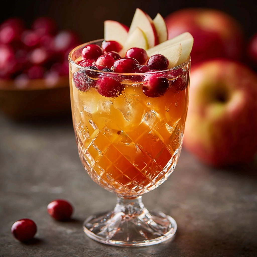 Fall Punch with Apple Cider and Cranberry Juice Recipe - Recipe Image