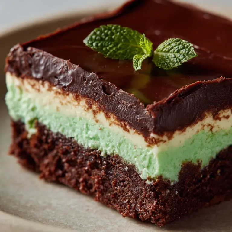 Mint Chocolate Brownies Recipe
